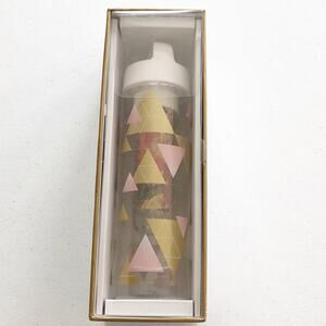 Laura Ashley Water Bottle Fruit Infuser 24 OZ Pink Gold